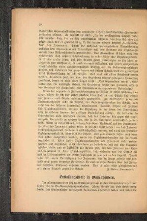 Entlassungsstrafe in Waisenhäusern
