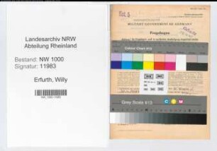 Entnazifizierung Willy Erfurth, geb. 17.12.1898 (Wirtschaftspruefer)