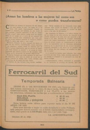 ¿Aman los hombres a las mujeres tal como son o como pueden transformarse?