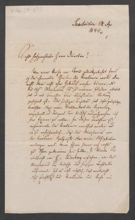 Brief an Carl Friedrich Rungenhagen : 28.04.1842