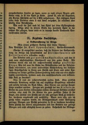 153-176, IX. Ärztliche Ratschläge