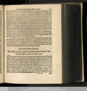 Das vierzehende Capitel. Was Gedult sey/ und wie sich ein Liebhaber der Gottseligkeit darinnen üben soll.