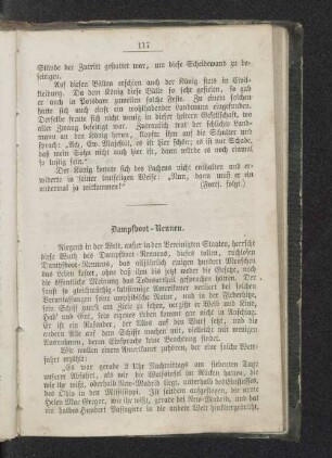 Dampfboot-Rennen.