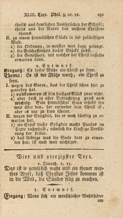 Vier und vierzigster Text