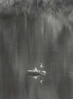 Angler auf einem See