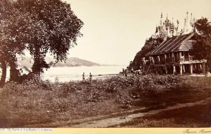 The Pagoda at Ava, Sagain in the distance