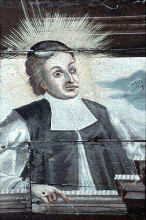 Heilige Dreifaltigkeit, Teufelssturz, Propheten und Heilige in Scheinarchitektur