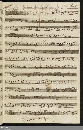 137. Aria: Son buona fino à quel segno / Scarlatti, G.