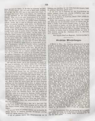 143-144 Kichliche Mittheilungen