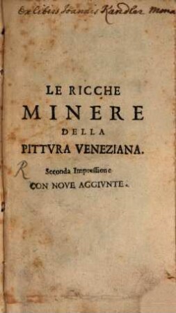 Le ricche minere della pittura Veneziana