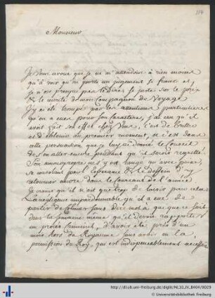 Brief vom 27.02.1761.