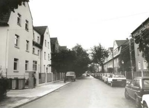 Dresden-Kaditz, Wächterstraße. Blick nach Norden