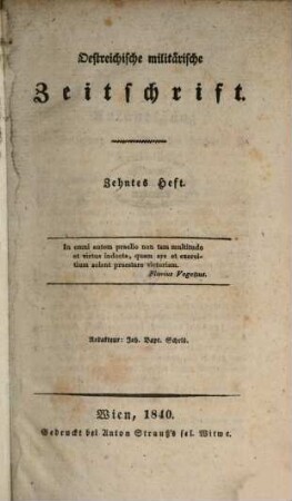 Oestreichische militärische Zeitschrift. 1840, 10/12