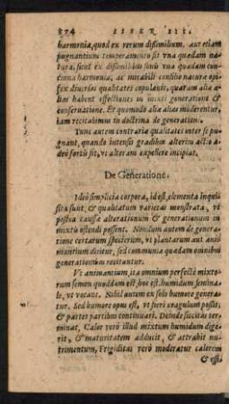 De Generatione