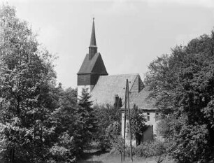Dorfkirche Förstgen bei Niesky : Mücka-Förstgen. Dorfkirche (16. Jahrhundert, Wiederaufbau 1955)