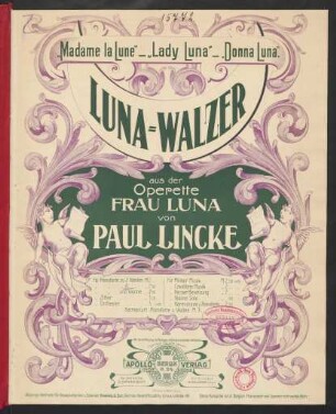 Luna-Walzer aus der Operette Frau Luna