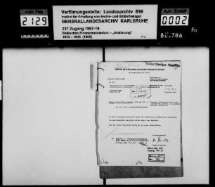 Kahn, Julius & Co, Mannheim Bewerber: Rheinische Feilen- und Werkzeug-Ges. Gerhard & Co, Mannheim -Fragment-