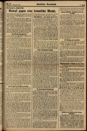 Dritte Ausgabe vom Montag, den 11. November 1940.
