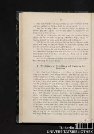 3. Verrichtungen zur Unterstützung und Ergänzung des Schneidens.
