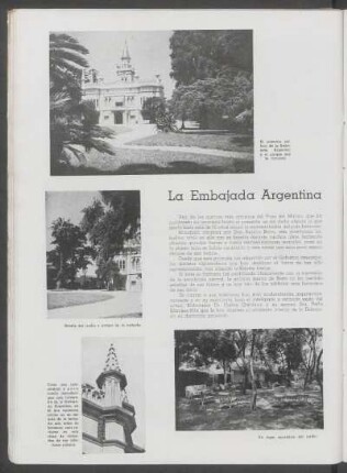 La Embajada Argentina