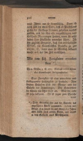 Wie man sich Fertigkeiten erwerben kann