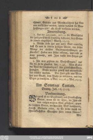 Am Sonntage Cantate. Evang. Joh. 16, 5 - 15.