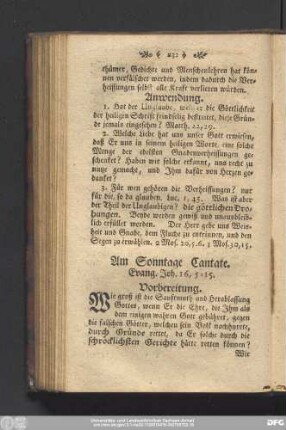 Am Sonntage Cantate. Evang. Joh. 16, 5 - 15.