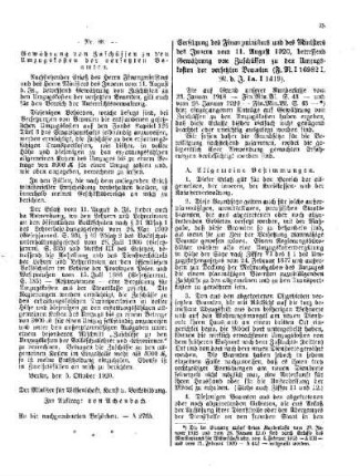 Gewährung von Zuschüssen zu den Umzugskosten der versetzten Beamten : [Amtlicher Teil]
