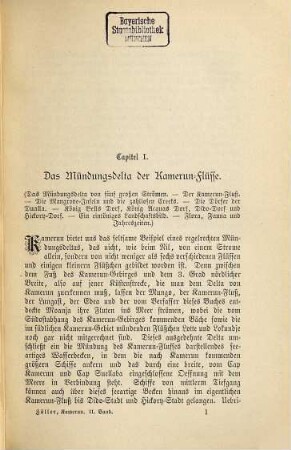 Forschungsreisen in der deutschen Colonie Kamerun, 2. Teil. Das Flußgebiet von Kamerun : seine Bewohner und seine Hinterländer