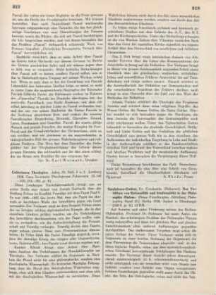 218-219 [Rezension] Sandulescu-Godeni, Constantin, Das Verhältnis von Rationalität und Irrationalität in der Philosophie Platons