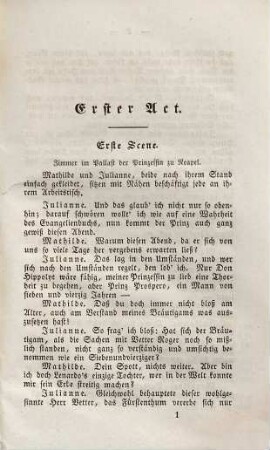 Mehr in Thaten als in Worten : Lustspiel in fünf Acten