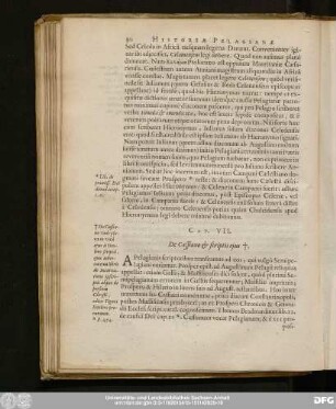 Cap. VII. De Cassiano & scriptis eius.