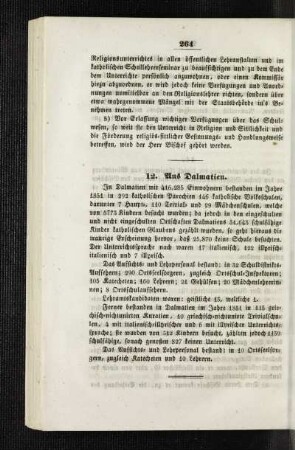 Aus Dalmatien