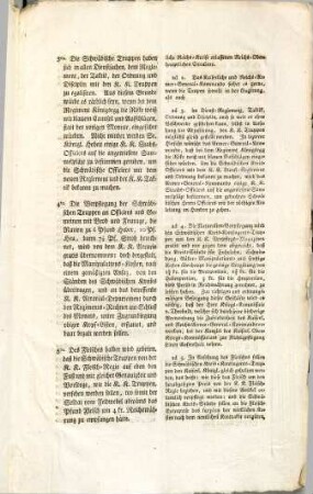 Abschrift Schreibens des Herrn Erzherzogs Carl Königlichen Hoheit, vom Hauptquartier Donaueschingen, den 10. Jenner 1800.