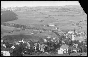 Geising. Blick nach Geising und Altenberg