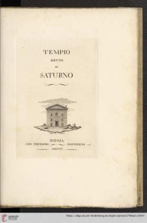 Tempio detto di Saturno
