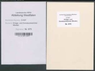 Amt Reineberg - Vogtei Schnathorst: Landmessungsprotokoll der Vogtei