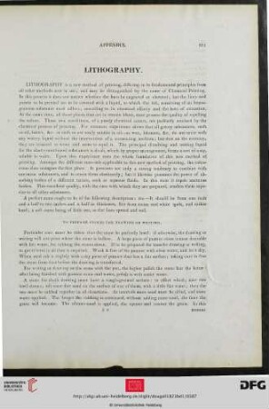 Lithography.