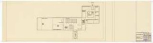Hochschulbibliothek, Karlsruhe Neubau: Vorentwurf 7. Grundriss EG, 1:200
