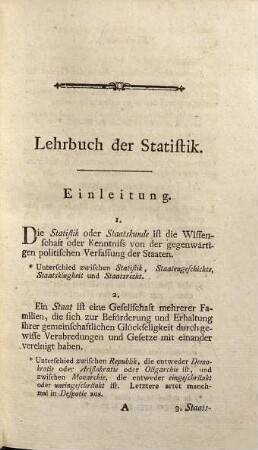 Lehrbuch der Statistik