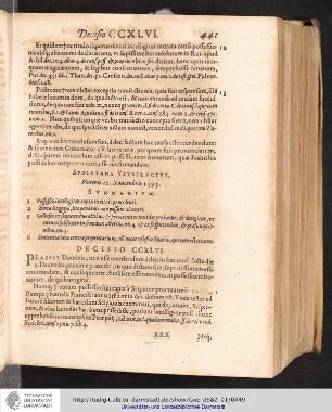 Decisio CCXLVI