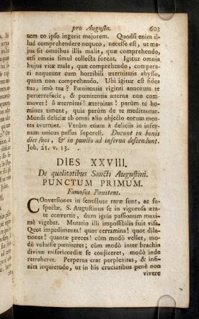 603-612, Dies XXVIII - XXXI