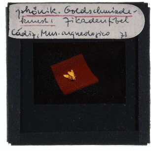 unbekannt, Zikadenfibel (Cádiz, Museum)