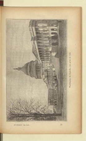 Washington. Le Capitole, vue prise de l'est