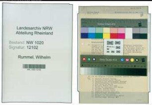 Entnazifizierung Wilhelm Rummel , geb. 00.00.0000 (Hotelier)
