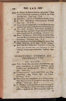 Scriptores chemici et pharmaceutici.