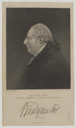 Bildnis des Francis Egerton, Duke of Bridgewater