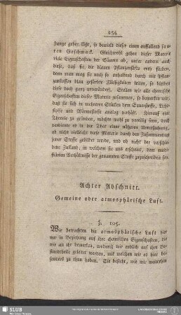 Achter Abschnitt. Gemeine oder atmosphärische Luft