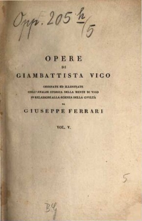 Principj di scienza nuova d'intorno alla comune natura delle nazioni