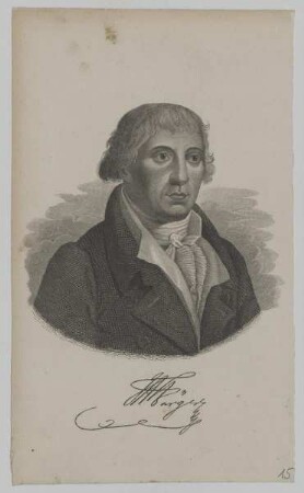 Bildnis des Gottfried August Bürger